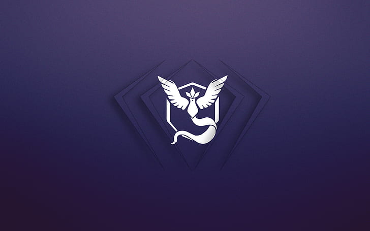 purple, minimalism, Team Mystic, Pokemon Go