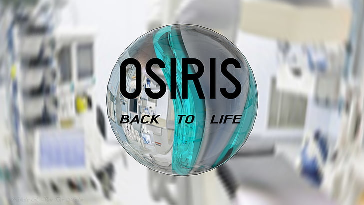 OSIRIS, Cryonics, ball, marble, text, indoors, western script