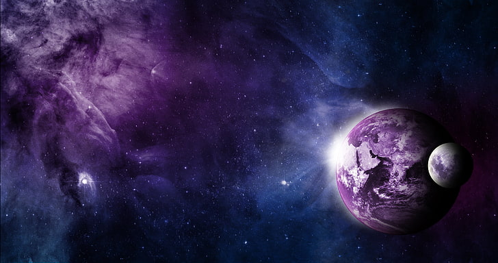 gorean moons with purple background