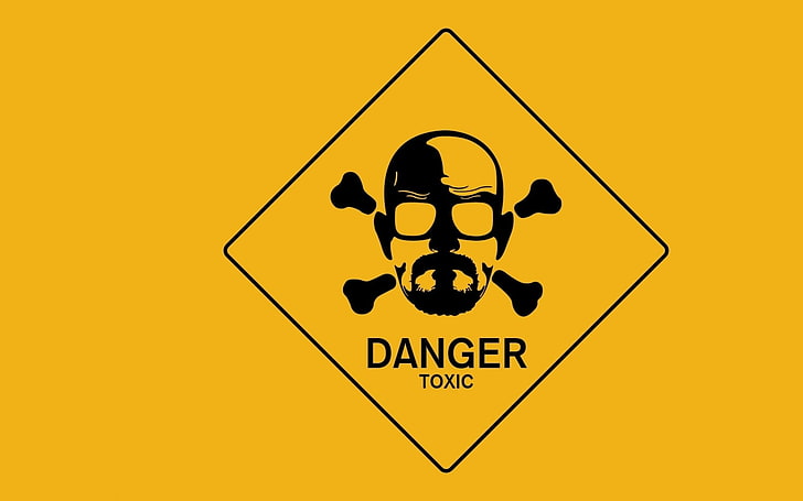 Danger Toxic logo, Breaking Bad, TV, Heisenberg, Walter White, HD wallpaper