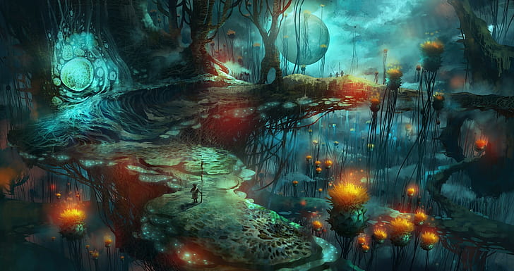 Abracadabra  Magic Mushrooms Psychedelic Wallpaper  Andrei Verner