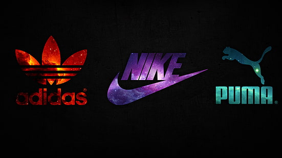Conmoción Lionel Green Street si puedes HD wallpaper: Nike, Adidas, Puma, space, logo | Wallpaper Flare