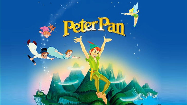 Cartoons Peter Pan Tinker Bell Photo Disney Walpaper Hd 1920×1080, HD wallpaper