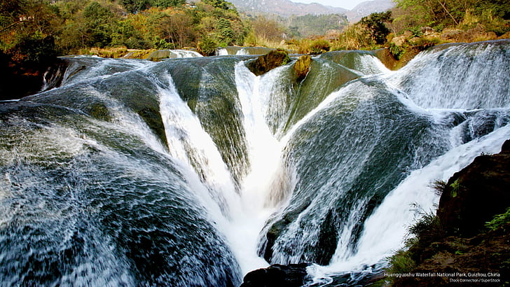 Huangguoshu Waterfall National Park, Guizhou, China, Asia, HD wallpaper