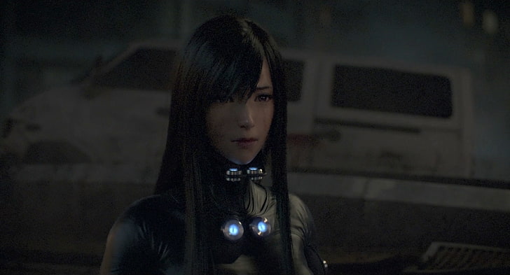 GANTZ:O, one person, portrait, young adult, headshot, looking