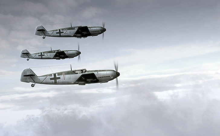 Messerschmitt, Messerschmitt Bf-109, World War II, Germany, HD wallpaper