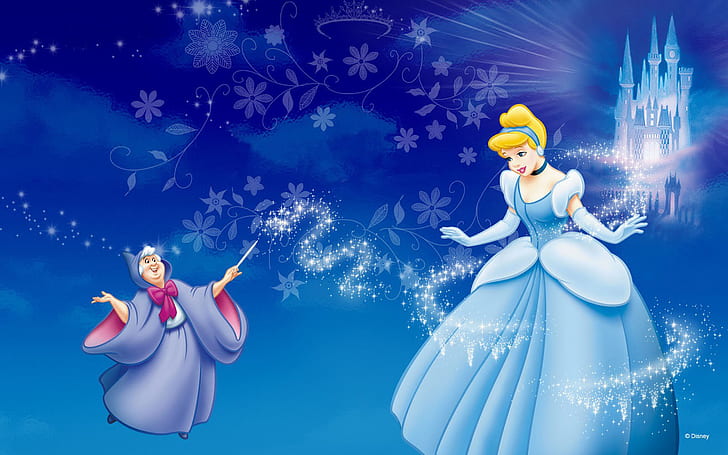Disney Princess Cinderella And Fairy Godmother Wallpaper High Quality 1920×1200