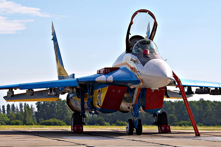 the sky, Ukraine, MiG 29, Ukrainian falcons, HD wallpaper
