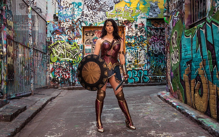 women's Wonder Woman costume, Dean Preston, cosplay, Melbourne