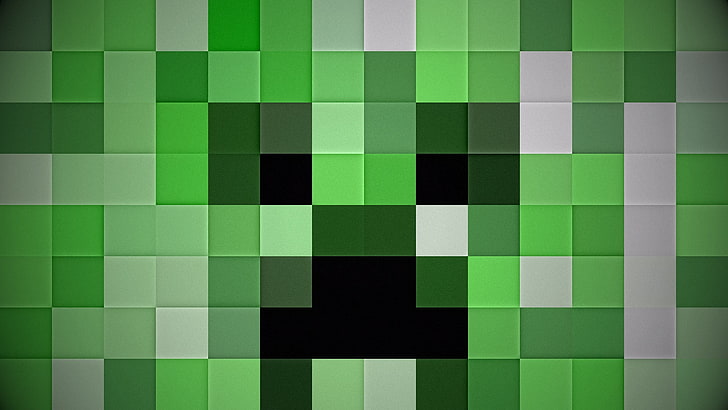 Minecraft Creeper illustration, background, world, backgrounds, HD wallpaper
