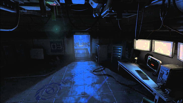 soma frictional games, indoors, no people, technology, architecture, HD wallpaper
