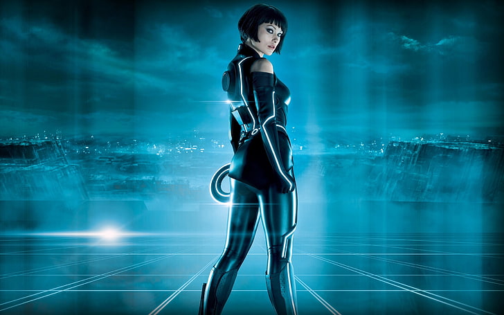 Pin Olivia, Tron: Legacy, Olivia Wilde, movies, Quorra, one person, HD wallpaper