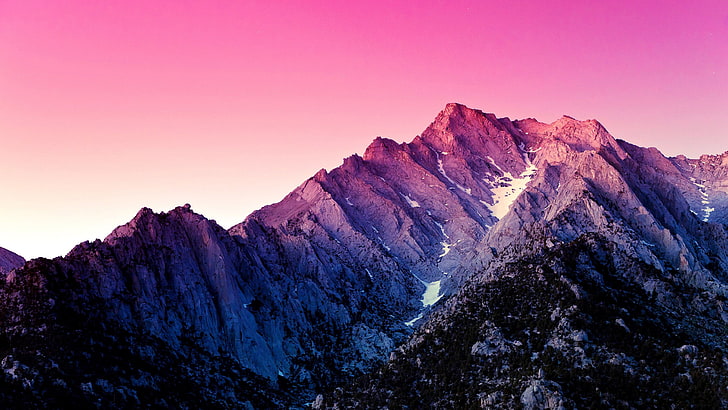 brown mountain, mountain pass, mountains, nature, landscape, mountain Peak, HD wallpaper