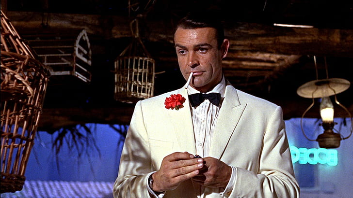 movies james bond sean connery, one person, adult, indoors