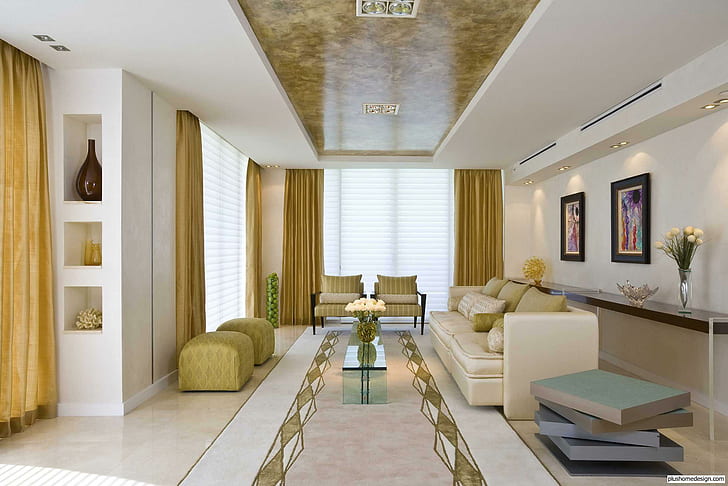 Interior Design Furniture Room Widescreen Resolutions, architecture, HD wallpaper