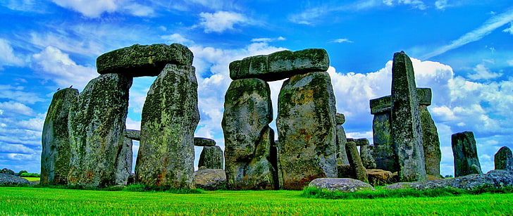 Stonehenge, stones, history, sky, the past, ancient, cloud - sky, HD wallpaper