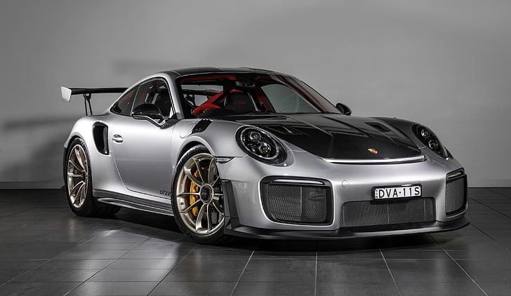 2018, Porsche 911 GT2 RS, 4K, car, mode of transportation, motor vehicle, HD wallpaper