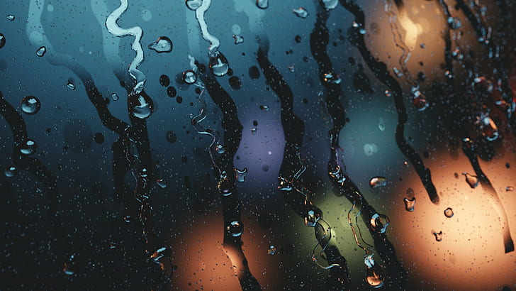 water drops, HD wallpaper