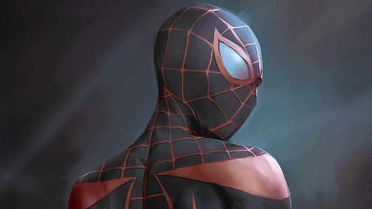 Marvel Comics, Miles Morales, artwork, Spider-Man, HD wallpaper