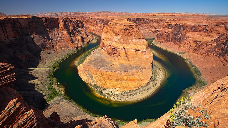 HorseShoe Bend, Arizona, nature, landscape, river, canyon, Grand Canyon, HD wallpaper
