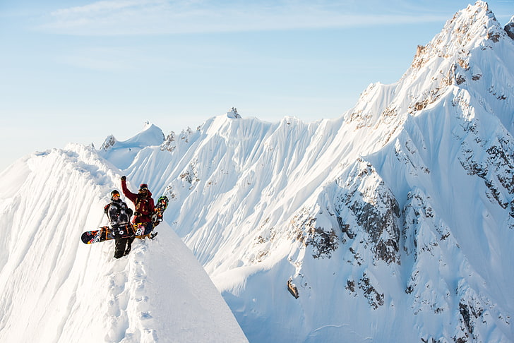 Travis Rice, 8k, snow, 5k, mountains, The Fourth Phase, 4k, HD wallpaper