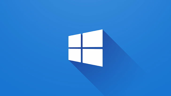 Microsoft Windows logo, Windows 10, 4k, 5k wallpaper, blue HD wallpaper