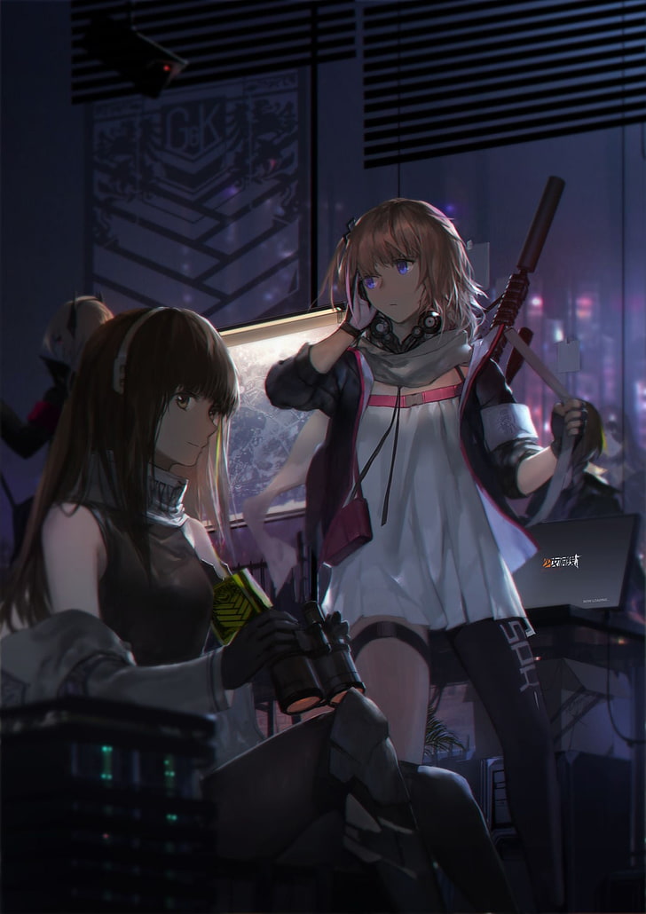 anime, Girls_Frontline, gun, Girls Frontline, girls with guns, HD wallpaper