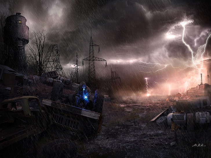 apocalyptic, S.T.A.L.K.E.R., video games, mode of transportation, HD wallpaper