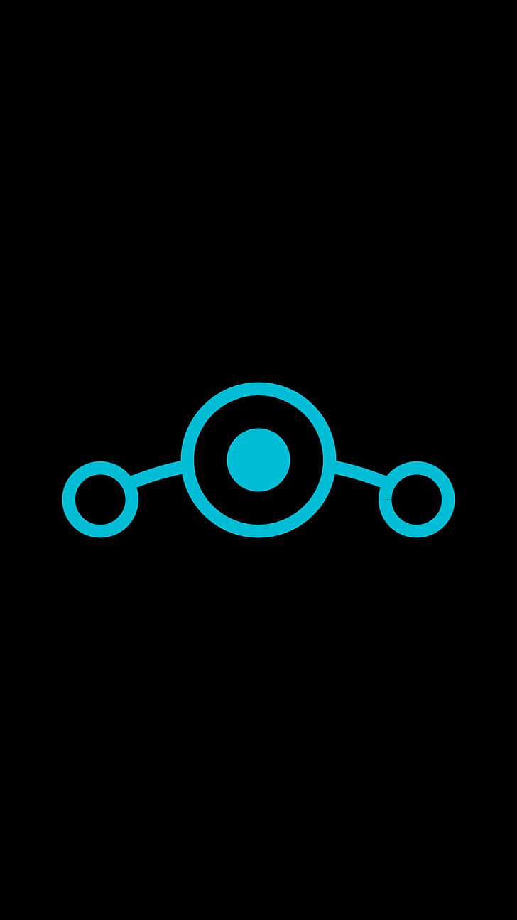 black, Lineage OS, Android (operating system), symbols, logo, HD wallpaper