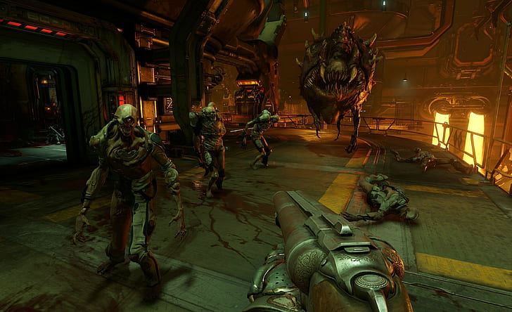 Doom Game, Doom 4, Id Software, Video Games, First-Person Shoote, HD wallpaper