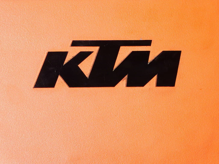 KTM, logo, motorcycle, HD wallpaper