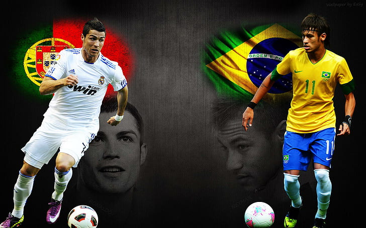 HD wallpaper: Cristiano Ronaldo Vs Neymar, celebrity, celebrities, boys,  football | Wallpaper Flare