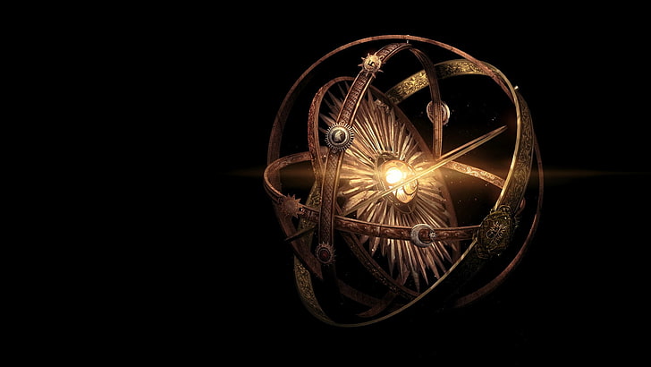 Armillary sphere digital wallpaper, Game of Thrones, compass