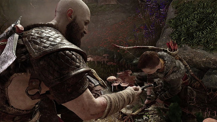 God of War, Kratos, video games, God of War (2018), people, HD wallpaper