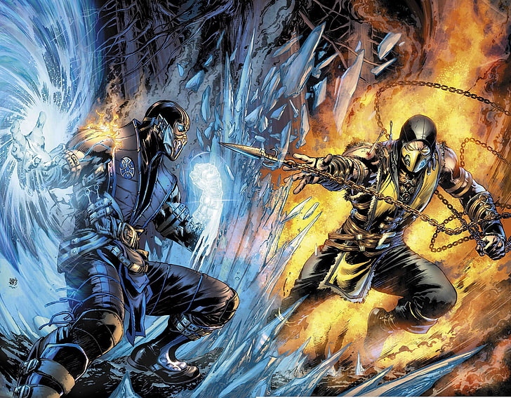 HD wallpaper: Mortal Combat Sub-Zero vs