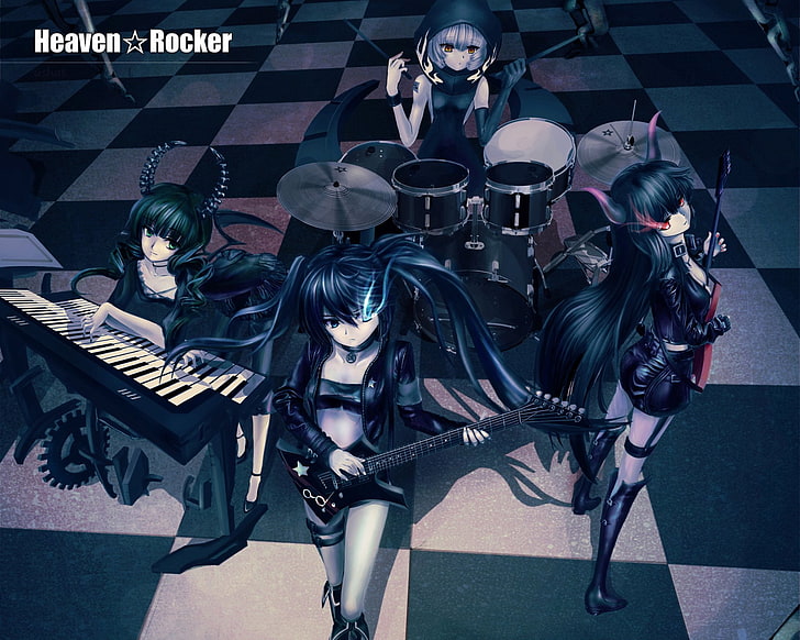 Anime, Black Rock Shooter, Black Gold Saw, Dead Master (Black Rock Shooter), HD wallpaper