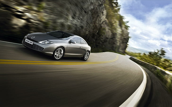 Renault Laguna Coupe 2012 3, silver coupe, cars