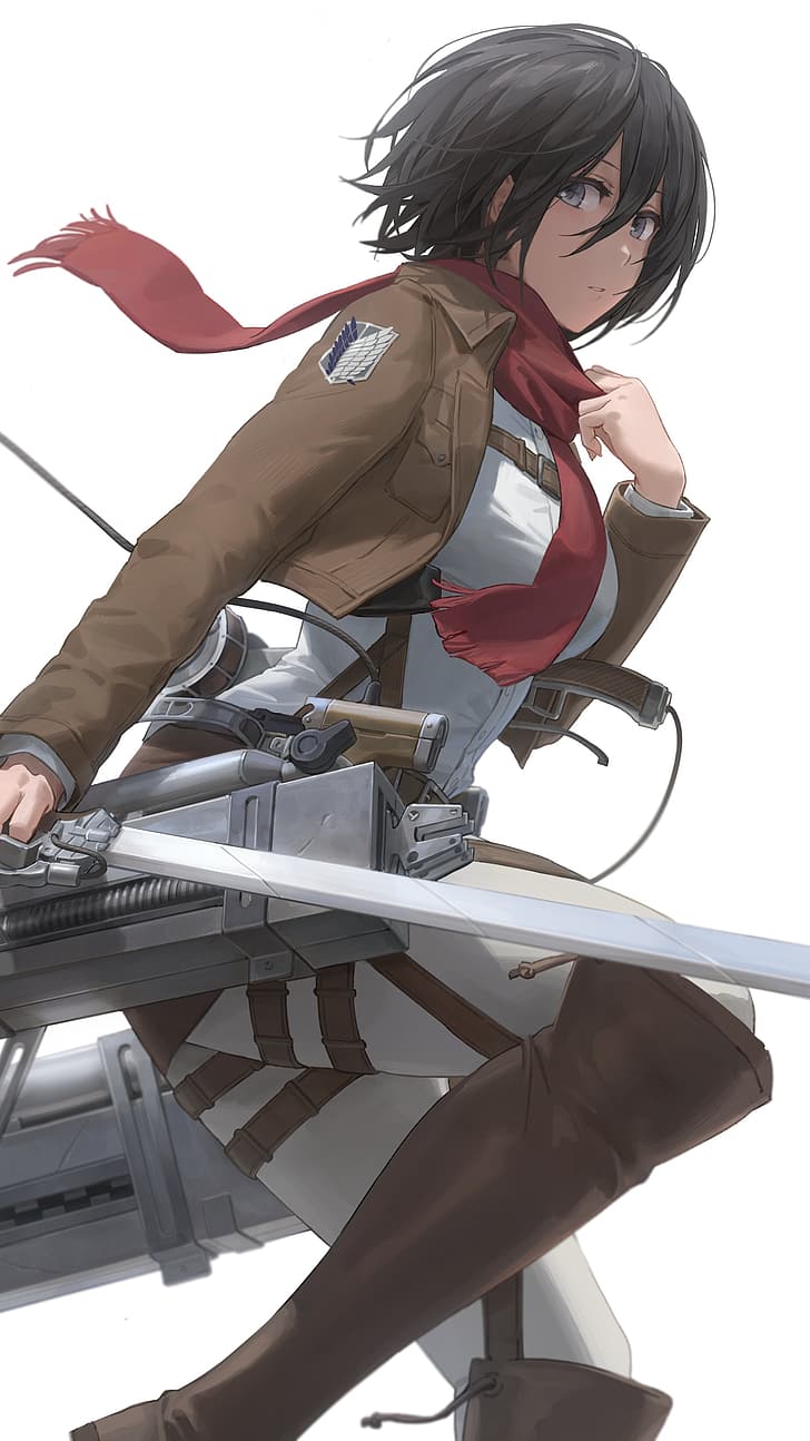 Mikasa Ackerman, Shingeki no Kyojin, HD wallpaper
