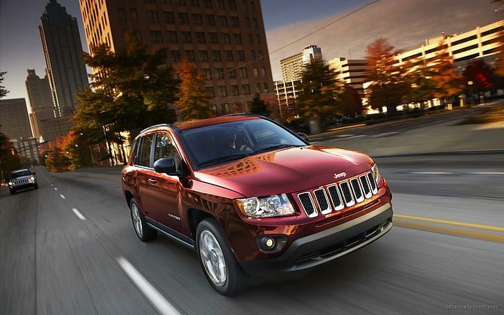 2011 Jeep Compass, red jeep suv, cars, other cars, HD wallpaper