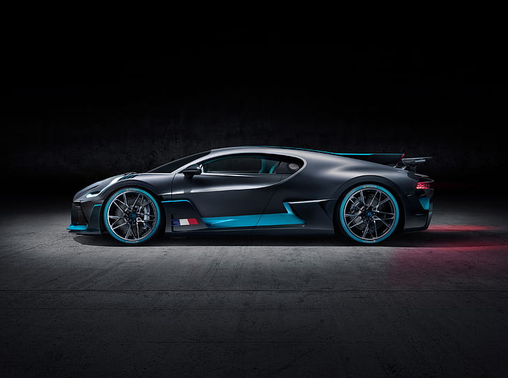 background, side view, hypercar, Divo, Bugatti Divo, 2019 Bugatti Divo