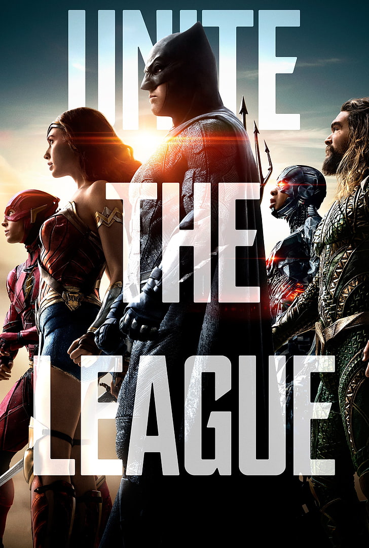 Justice League (2017), Batman, Wonder Woman, Flash, Cyborg (DC Comics)