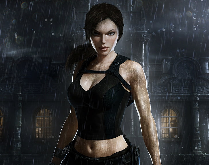 Tomb Raider Underworld Doppelganger, Lara Croft illustration, HD wallpaper