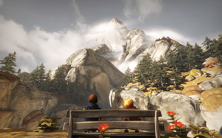 video games, Brothers: A Tale of Two Sons, plant, men, real people, HD wallpaper