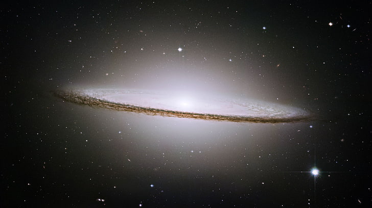 Sombrero Galaxy, space, universe, landscape, stars, astronomy