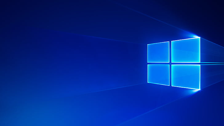 Windows logo, Windows 10 S, Stock, Blue, HD, 4K HD wallpaper