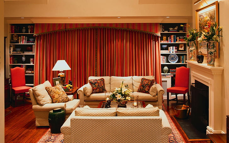 Living room, Furniture, Cosiness, Style, Comfort, luxury, wealth, HD wallpaper