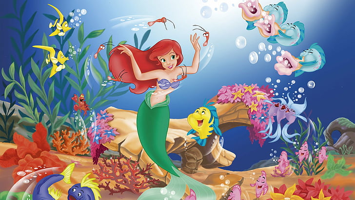 The Little Mermaid, Disney's Ariel: The Little Mermaid, HD wallpaper