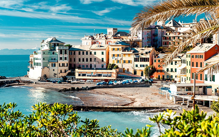 Cinque Terre Superb View, landscape, sea, beach HD wallpaper