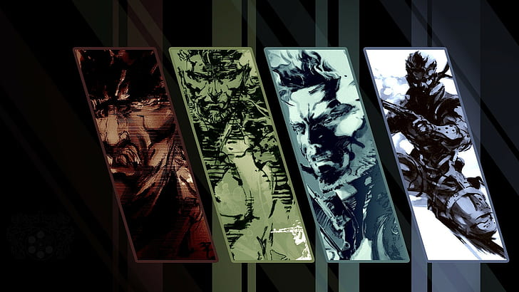 Metal Gear Solid, Metal Gear Solid 2, Metal Gear Solid 3: Snake Eater, HD wallpaper