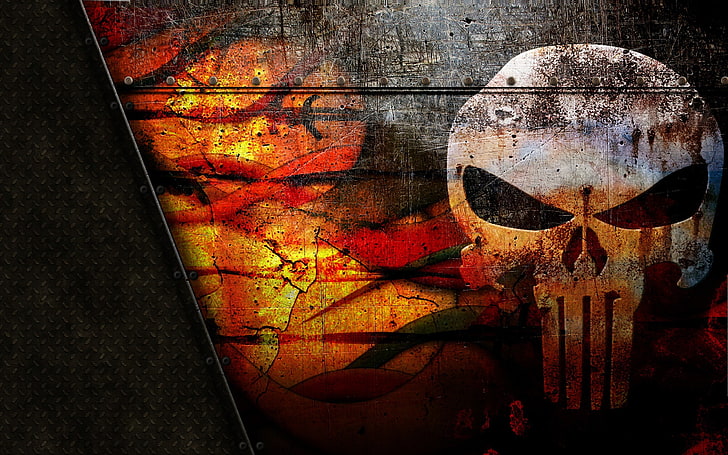 The Punisher, skull, artwork, sunglasses, indoors, fashion, HD wallpaper